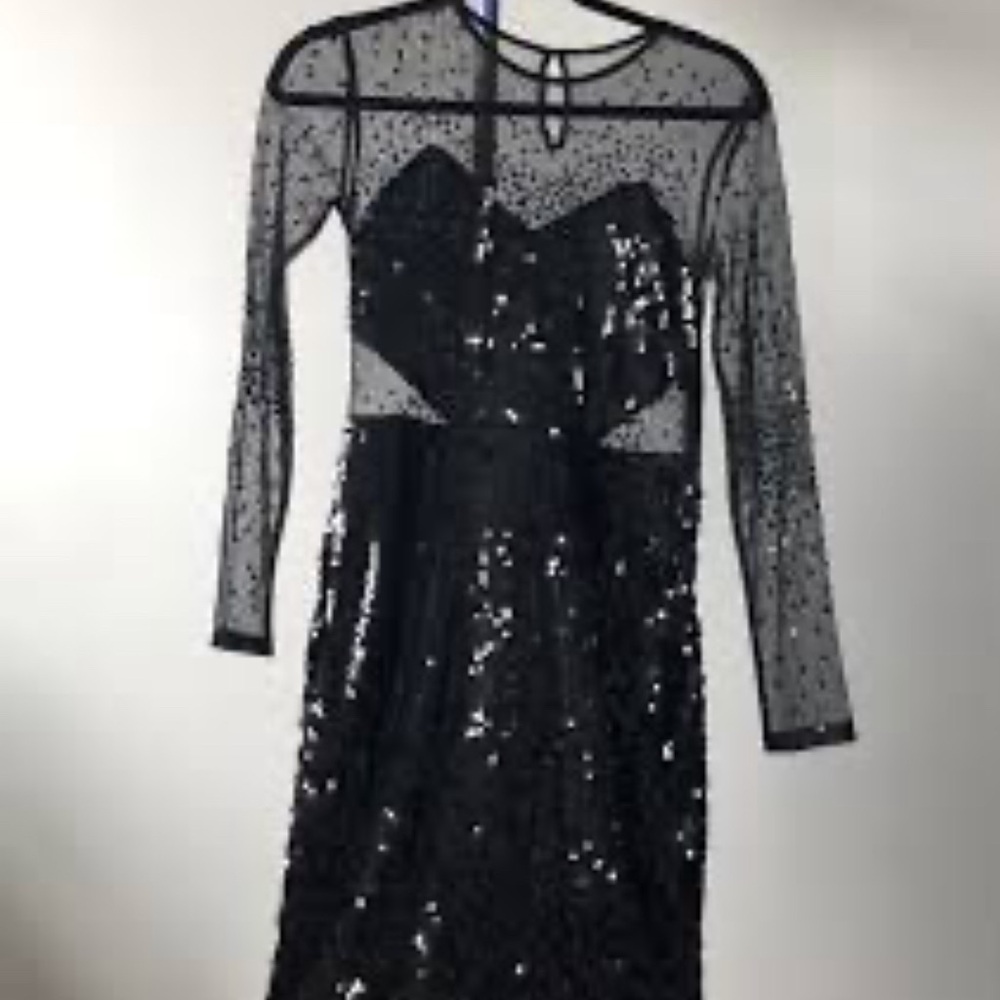 NWT Luxury Black Sequin Dress!!! - from H&M’s Top Line - Sz. Small - US 6.